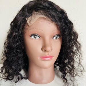 Curly Black Lace Front Wig